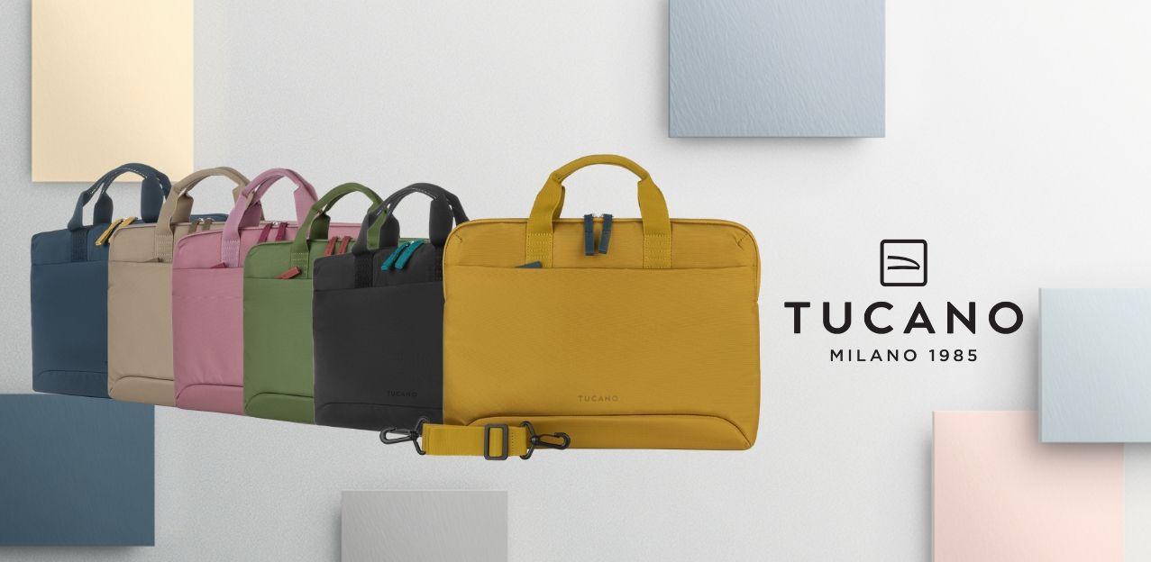 Чанта за лаптоп Tucano - Smilza, за 14''/MacBook Air 15'', розова