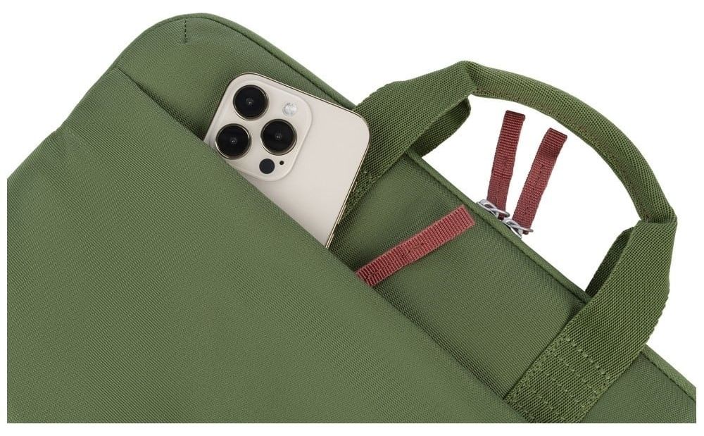 Чанта за лаптоп Tucano - Smilza, за 14''/MacBook Air 15'', зелена
