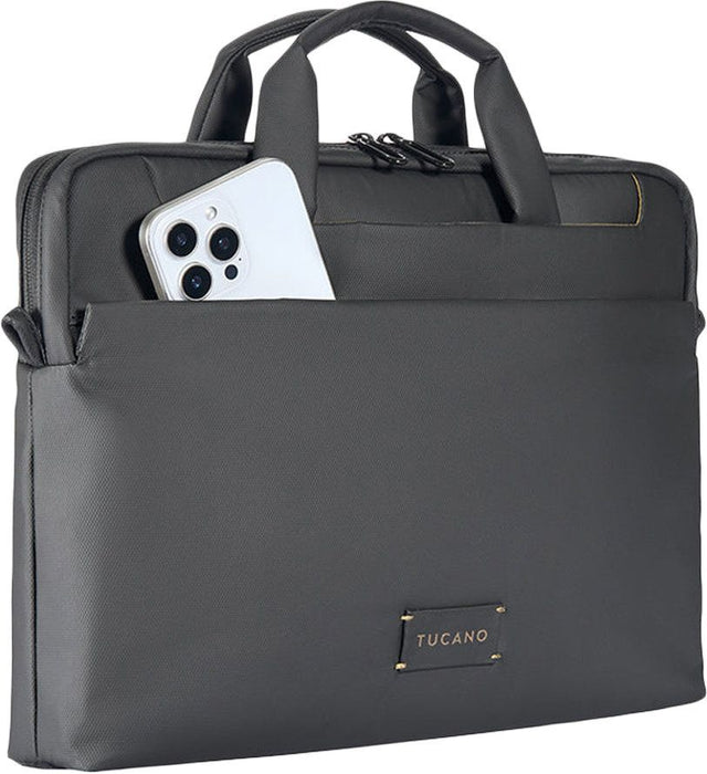 Чанта за лаптоп Tucano - Work Out 5 Slim, 13''/ MacBook Pro 14''/Air/Pro 13'', черна