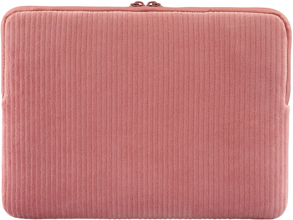 Калъф за лаптоп Tucano - Velluto 2, MacBook Pro 14" / Laptop 13", розов