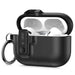 Тънък калъф Tech-Protect с кука за AirPods Pro 3 - черен