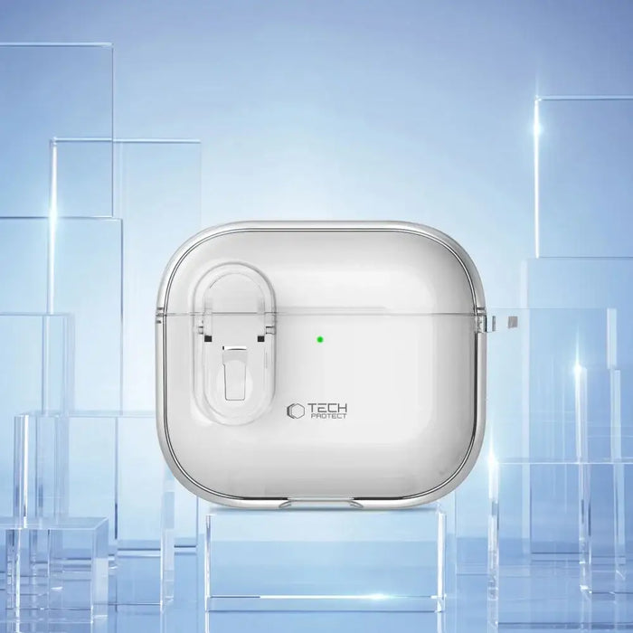 Тънък калъф Tech-Protect за AirPods 4 - прозрачен