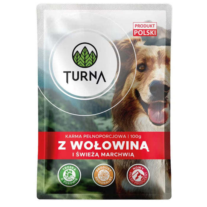TURNA с говеждо месо – мокра храна за кучета – 100 г