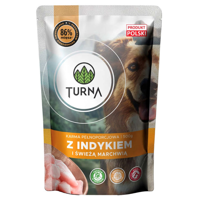 TURNA с пуешко – мокра храна за кучета – 500 г