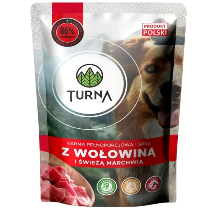TURNA с говеждо месо – мокра храна за кучета – 500 г