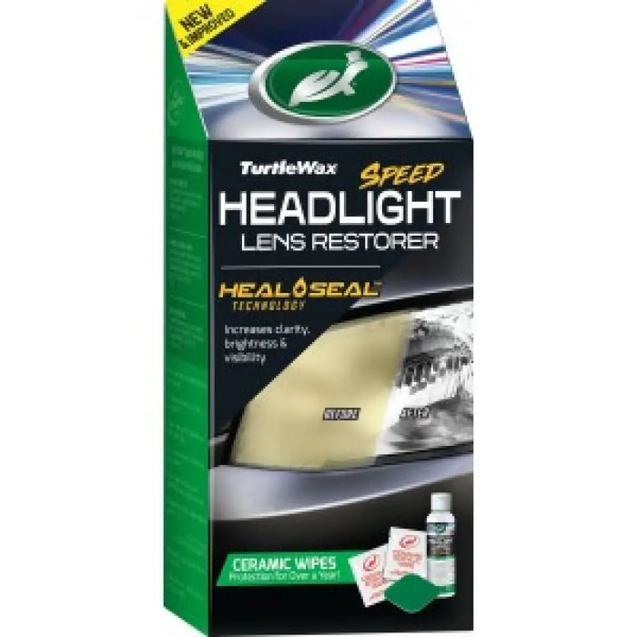 TURTLE WAX SPEED HEADLIGHT LENS REPAIR & RENEW KIT