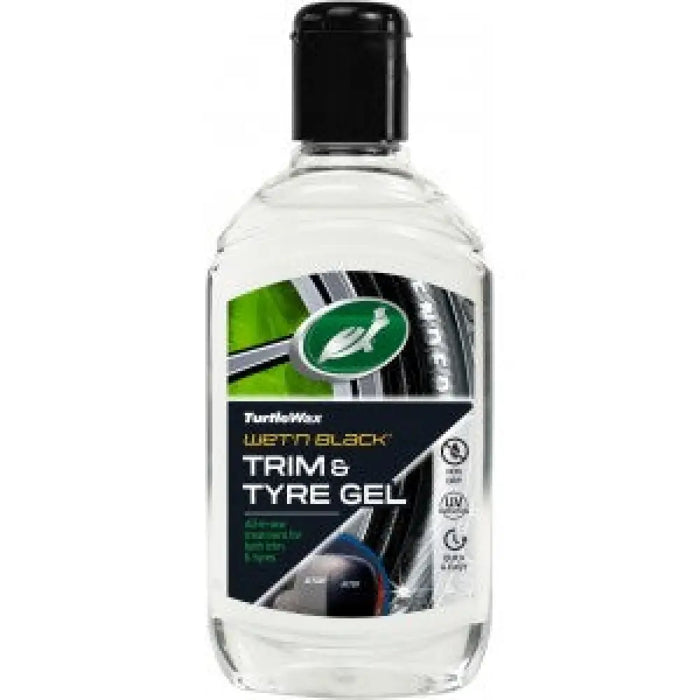 TURTLE WAX WET N BLACK TRIM & TYRE GEL 300ML Препарат