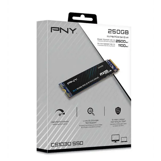 Твърд диск PNY SSD CS1030 M.2 GEN3 250GB