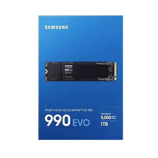 Твърд диск Samsung SSD 990 EVO 1TB PCIe 4.0 NVMe