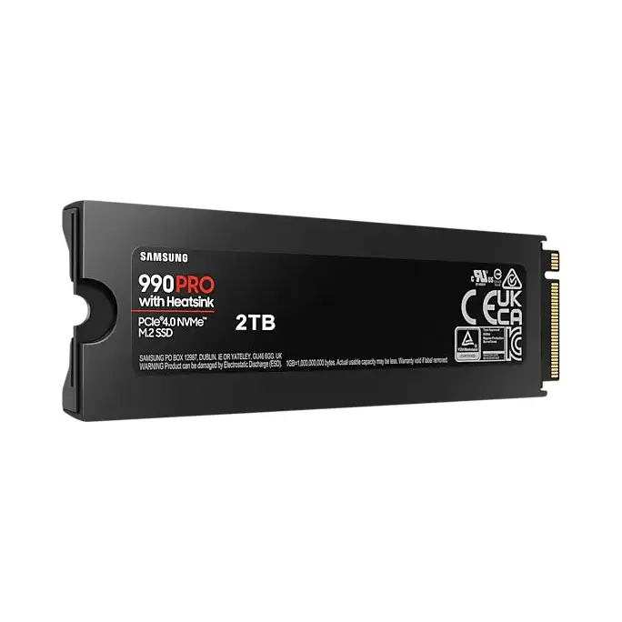 Твърд диск Samsung SSD 990 PRO 2TB Heatsink PCIe