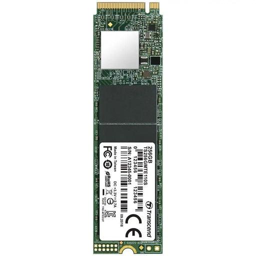 Твърд диск Transcend 256GB M.2 2280,PCIe Gen3x4 3D