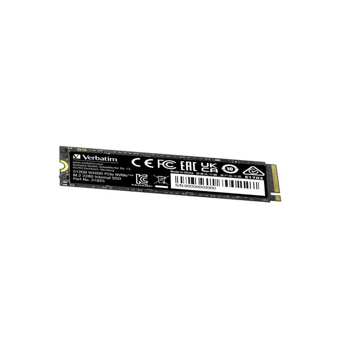 Твърд диск Verbatim Vi5000 Internal PCIe NVMe M.2 SSD 512GB