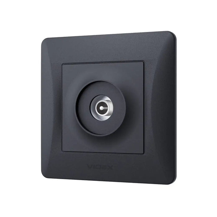TV РОЗЕТКА VF-BNSK1TVME-BG BINERA VIDEX - ГРАФИТ