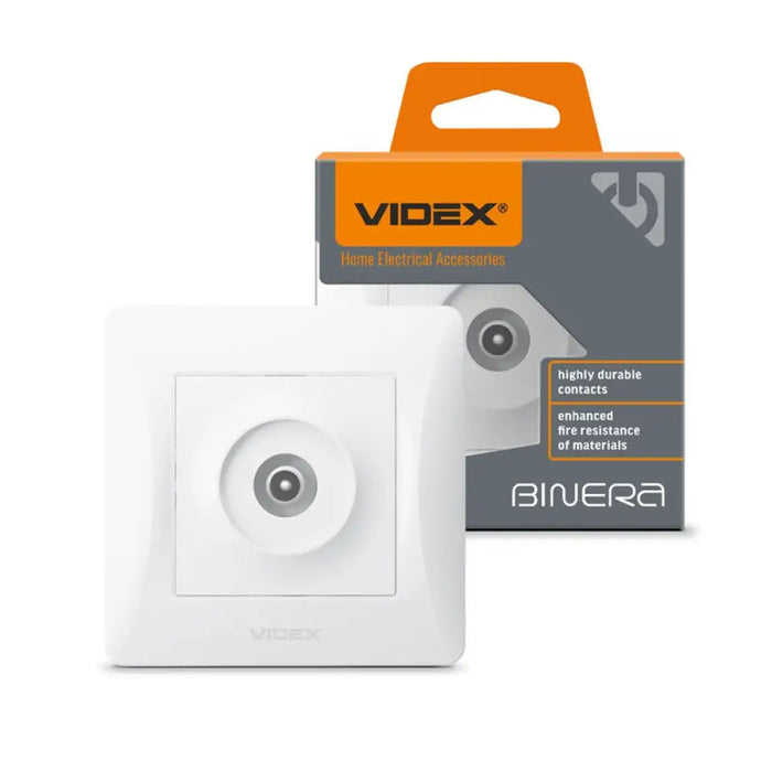 TV РОЗЕТКА VF-BNSK1TVME-W BINERA VIDEX - БЯЛ