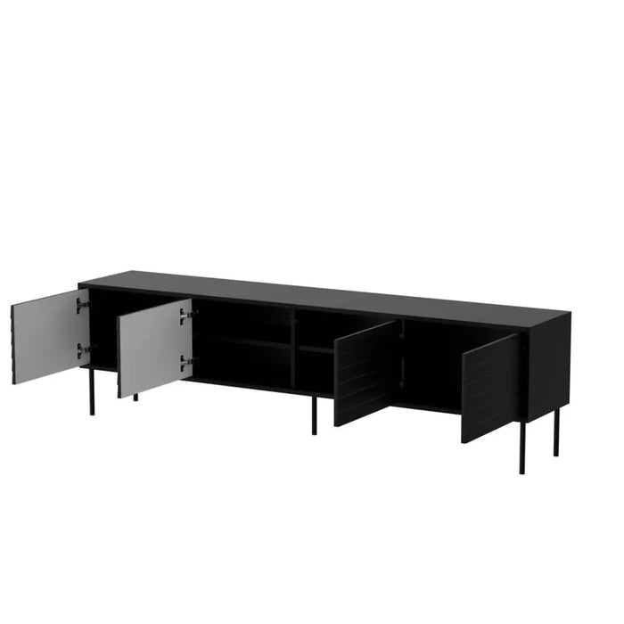 ТВ шкаф Cama CORTINA 4D 200x40x55 черен