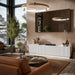 ТВ шкаф Cama LIVERTI 200x42x48 бял