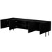 ТВ шкаф Cama LUCCA 4D 200x40x59 черен