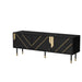 ТВ шкаф Cama 3D MOUNTAIN 154x40x55 черен + златен