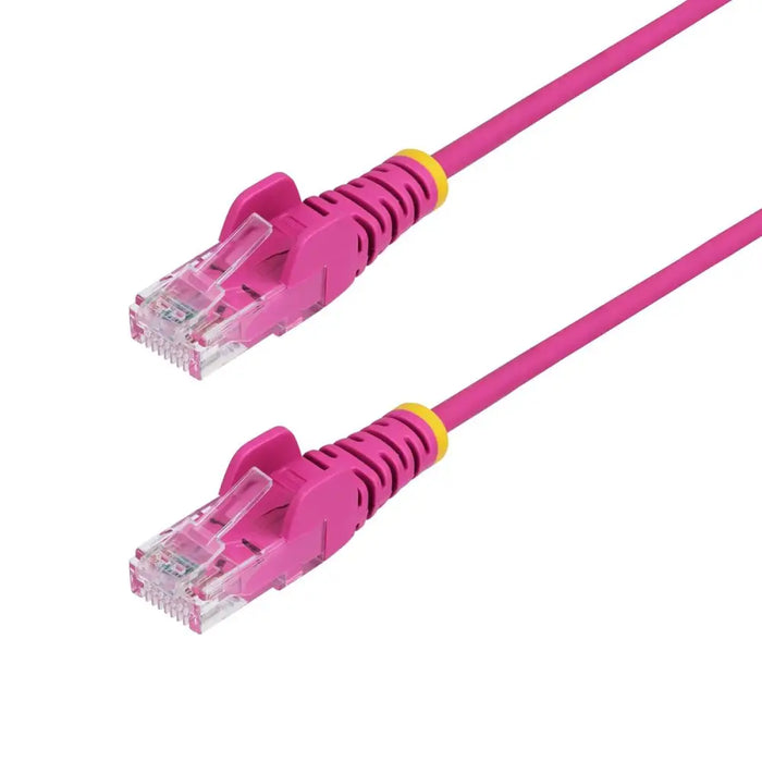 Твърд RJ45 кабел категория 6 UTP Startech N6PAT5MPKS Розов