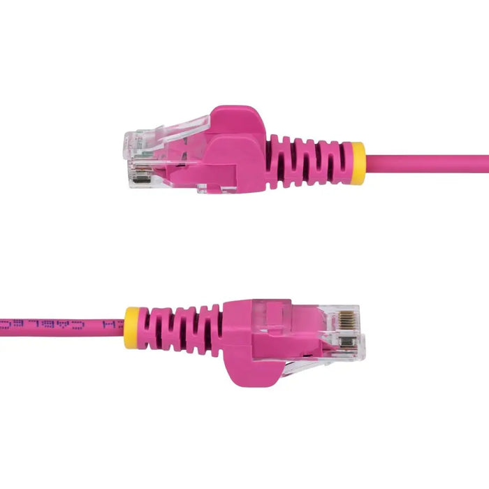 Твърд RJ45 кабел категория 6 UTP Startech N6PAT7MPKS Розов
