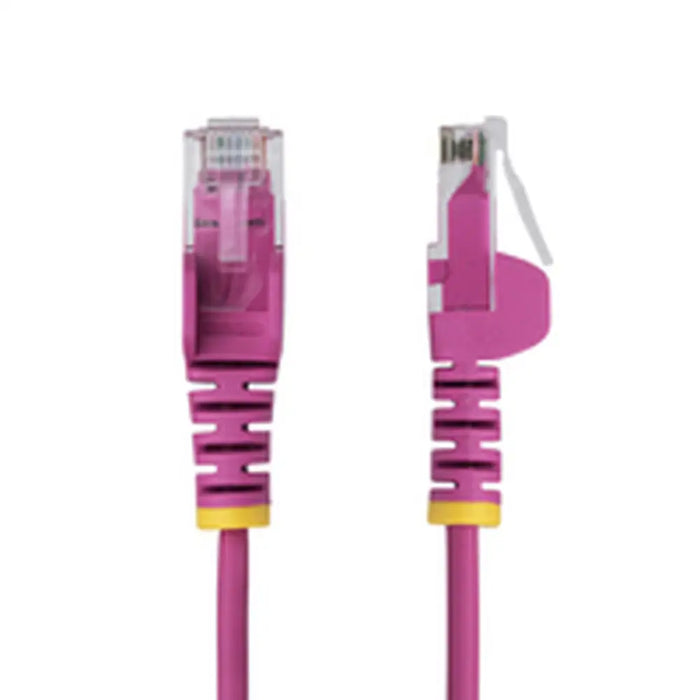 Твърд RJ45 кабел категория 6 UTP Startech N6PAT7MPKS Розов