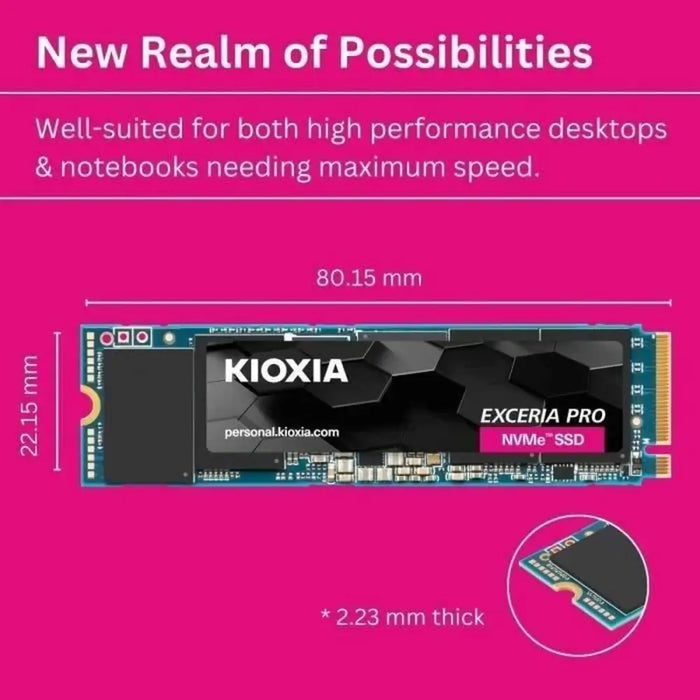 Твърд диск Kioxia 2 TB SSD
