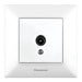 ТВ РОЗЕТКА 12DB БЯЛ PANASONIC Arkedia Slim