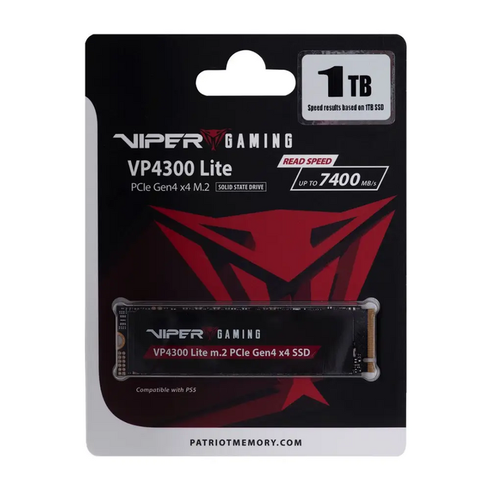 Твърд диск Patriot Memory VP4300 Lite 1 TB SSD