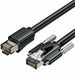 Твърд RJ45 кабел категория 6 UTP Vention IBUBI Черен 3 m