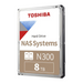 Твърд диск Toshiba N300 8TB (3.5’ 256MB 7200 RPM SATA 6Gb/s)