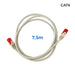 Твърд RJ45 кабел категория 6 UTP EDM 56037 Сив 7,5 m