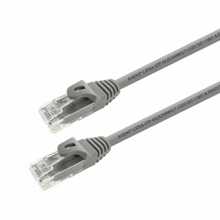 Твърд RJ45 кабел категория 6 UTP Aisens A145-0330 Сив 10 m