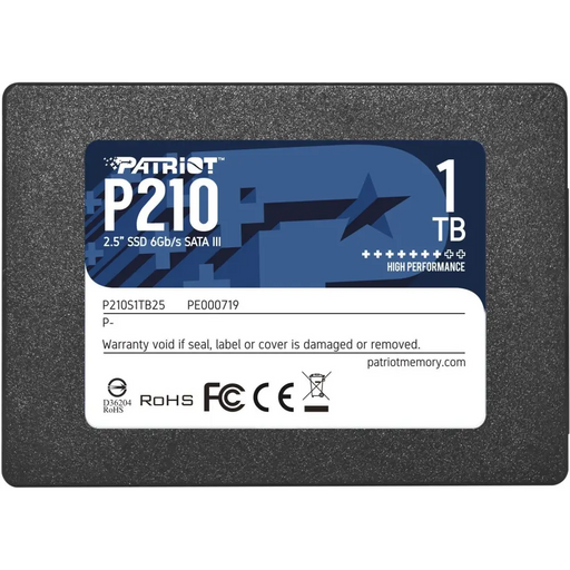 Твърд диск Patriot Memory P210 1 TB HDD 1 TB SSD