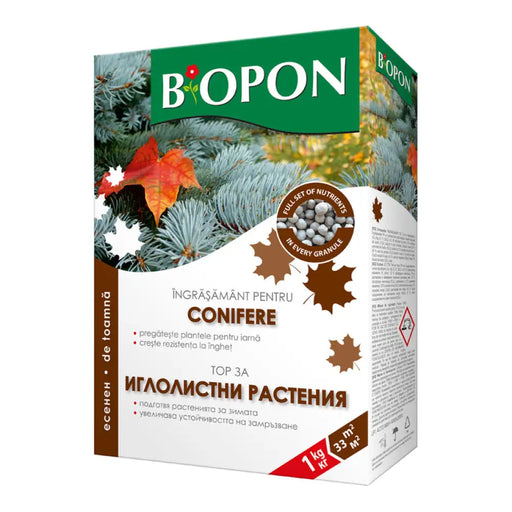 ТВЪРД ТОР ЗА ИГЛОЛИСТНИ РАСТЕНИЯ 1KG BIOPON