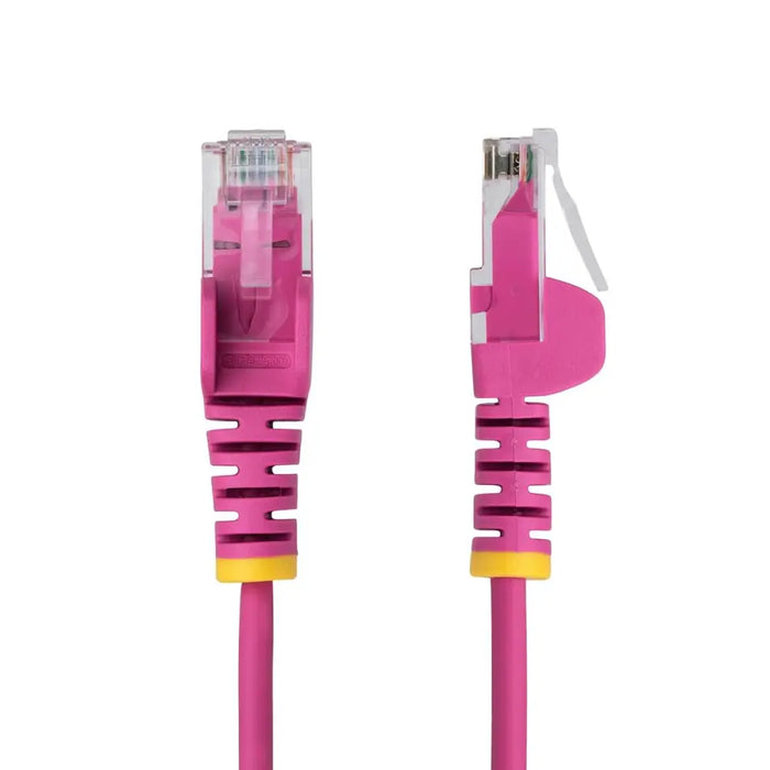 Твърд RJ45 кабел категория 6 UTP Startech N6PAT5MPKS Розов
