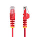 Твърд RJ45 кабел категория 6 UTP Startech N6PAT5MRDS Червен