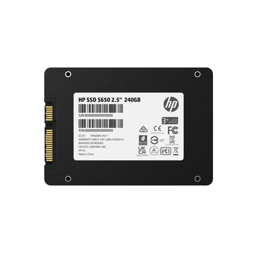 Твърд диск HP 345M8AA 3,5’’ 240 GB SSD 240 GB SSD 480 GB SSD