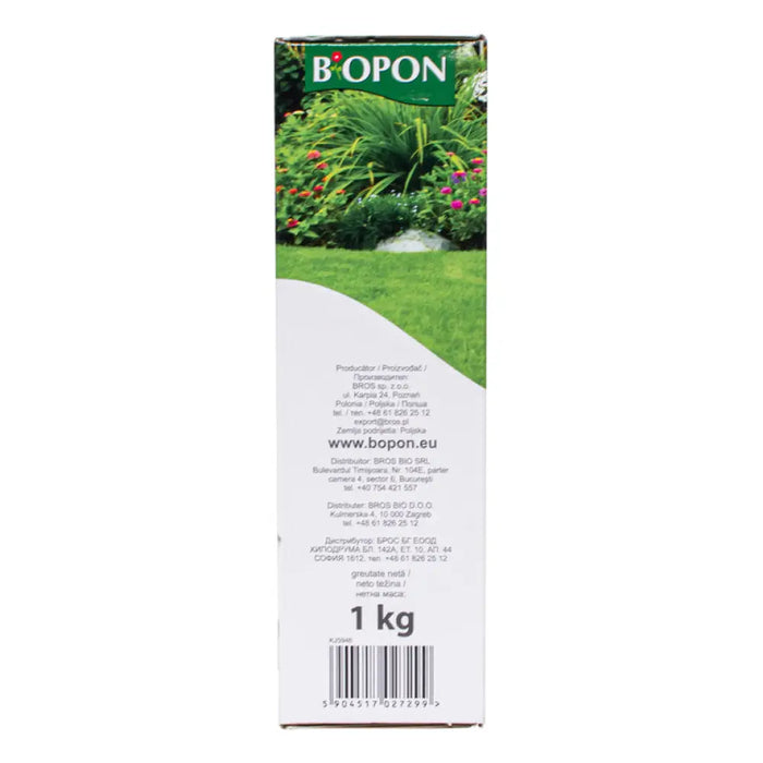 ТВЪРД ТОР ЗА ТРЕВНИ КИЛИМИ ПРОТИВ ПЛЕВЕЛИ 1KG BIOPON
