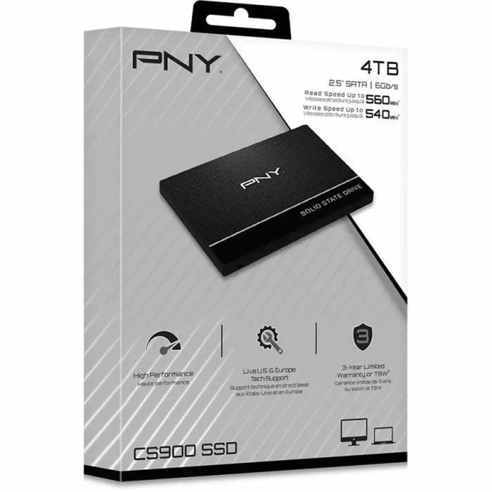 Твърд диск PNY SSD7CS900-4TB-RB 2,5’’ 4 TB SSD