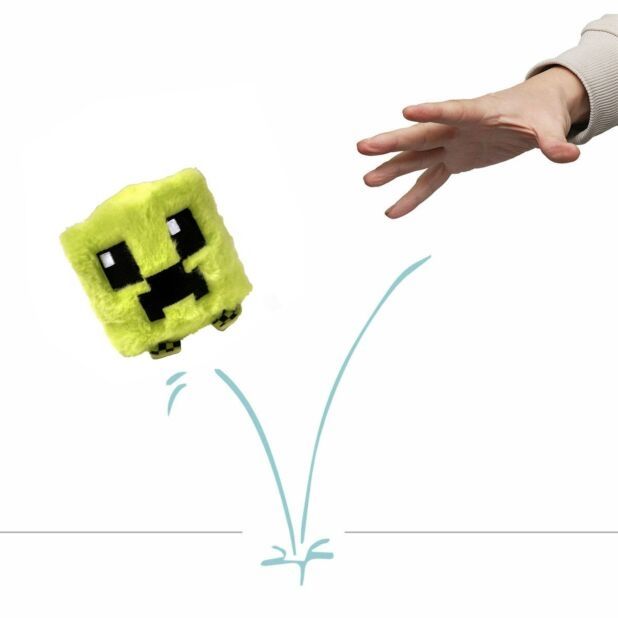 Плюшена играчка TY Toys Beanie Bouncers - Minecraft Creeper