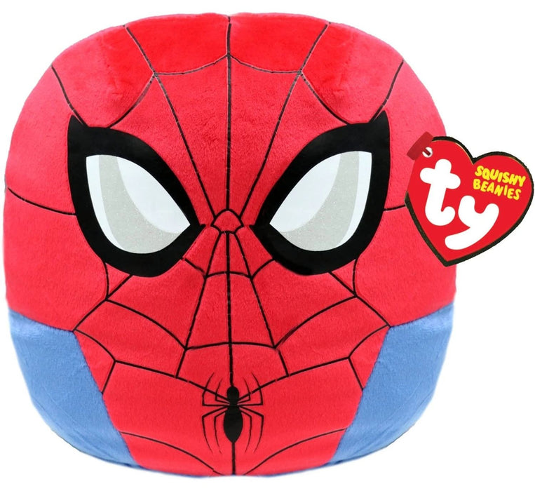 Плюшена играчка TY Toys Squish a Boos - Marvel Spiderman, 22 cm