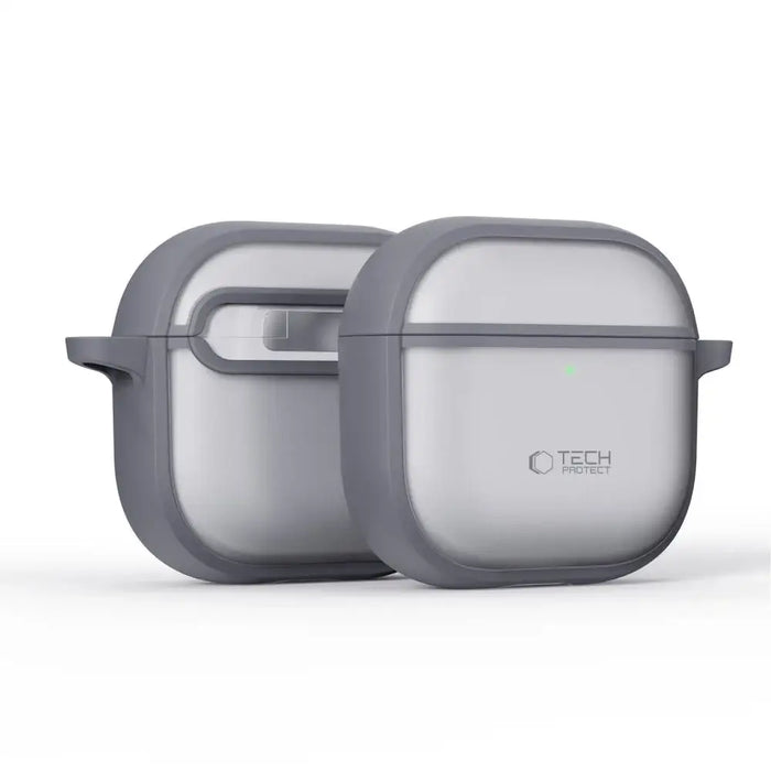 Тънък калъф Tech-Protect за AirPods 4 - сив