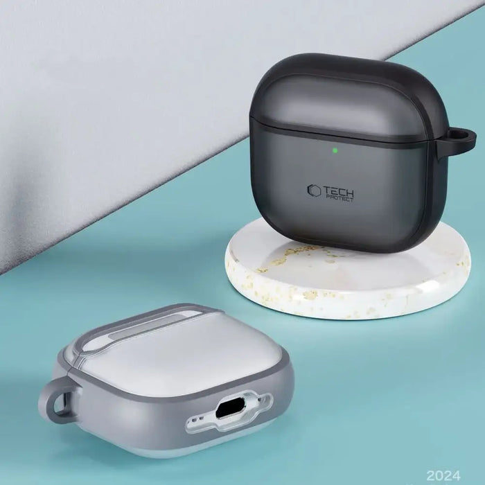 Тънък калъф Tech-Protect за AirPods 4 - черен