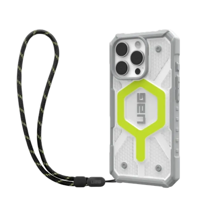 UAG Pathfinder Clear Magsafe Bundle Case с въже за iPhone