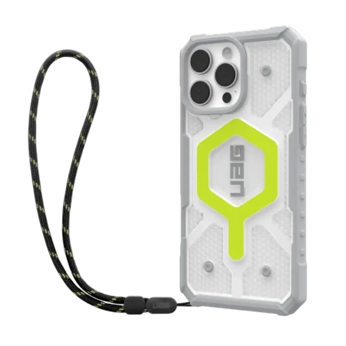 UAG Pathfinder Clear Magsafe Bundle Case with Lanyard