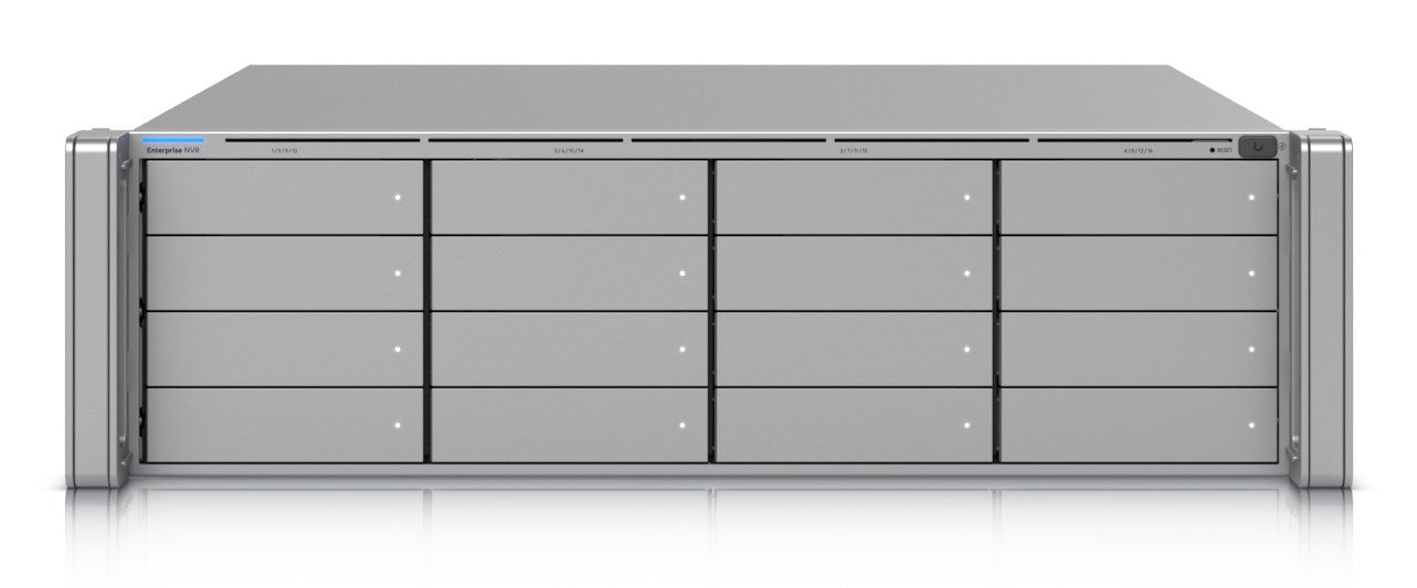 Мрежов видеорекордер Ubiquiti Enterprise 3U, сив