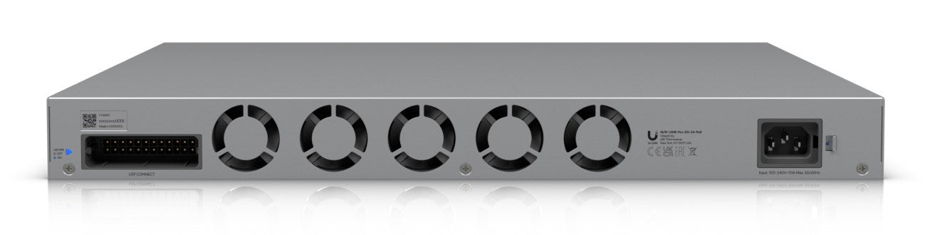 Ubiquiti UniFi Pro XG 24 PoE Управляем L2/L3 10G Ethernet (100/1000/10000) Захранване през Ethernet (PoE) 1U Сив