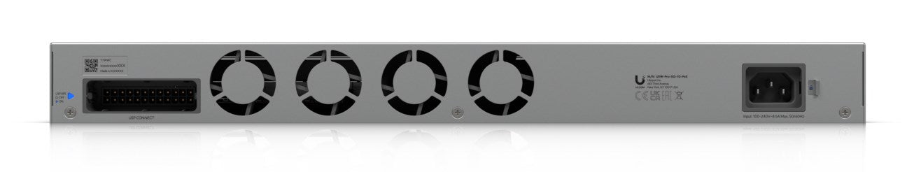 Ubiquiti UniFi Pro XG 10 PoE Управляем L2/L3 10G Ethernet (100/1000/10000) Захранване през Ethernet (PoE) 1U Сив
