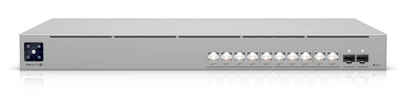 Ubiquiti UniFi Pro XG 10 PoE Управляем L2/L3 10G Ethernet (100/1000/10000) Захранване през Ethernet (PoE) 1U Сив