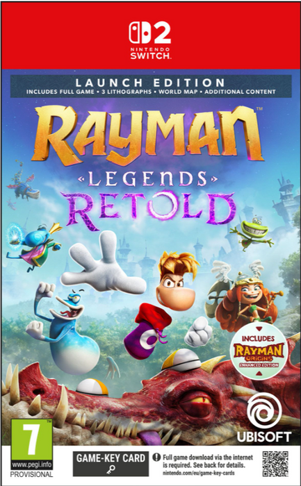 Игра RAYMAN LEGENDS RETOLD - Код в кутия (NSW2)
